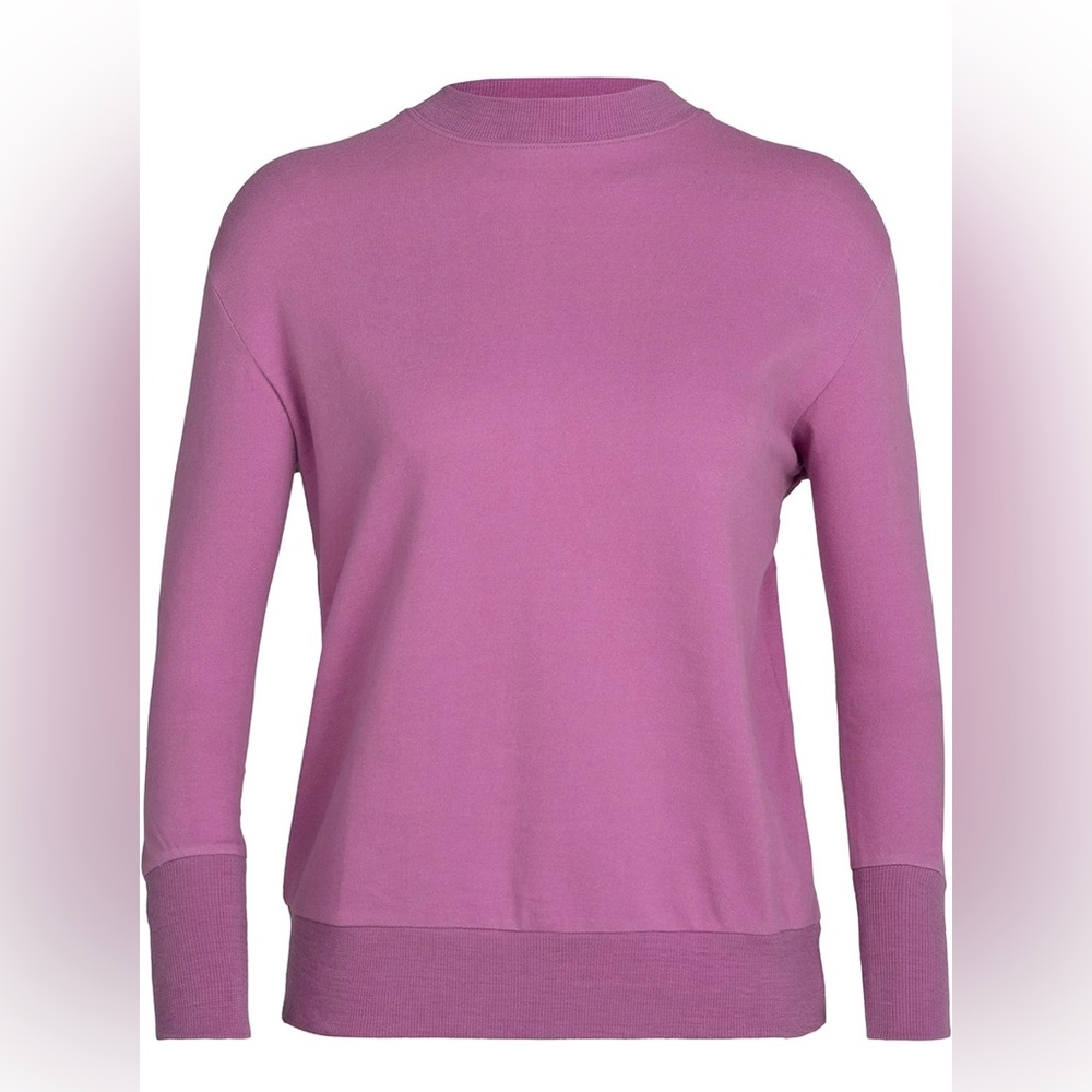 Icebreaker Merino Women's Central Wool Lounge Sweatshirt Cosmic, XS